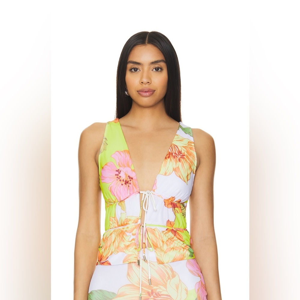 NEW AFRM - Mirna Top Block Floral